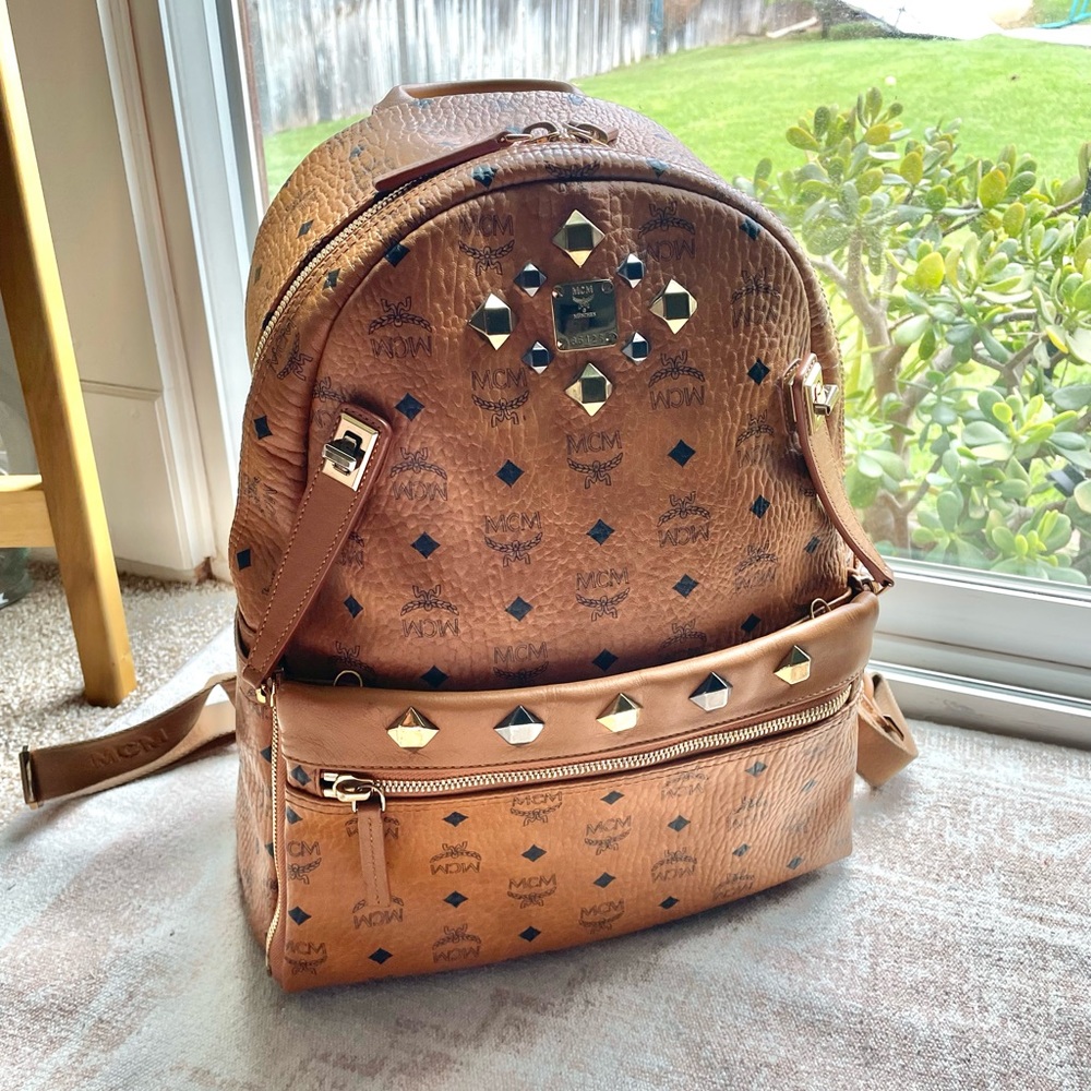 MCM Brown Backback